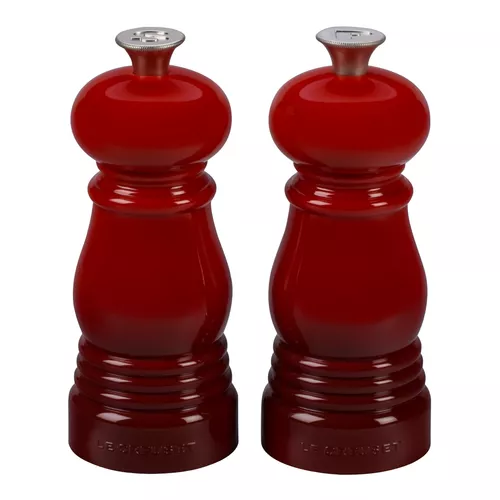 Le Creuset Petite Salt &#38; Pepper Mill Set, Cerise