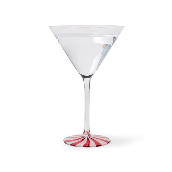 Sur La Table Peppermint Martini Glass