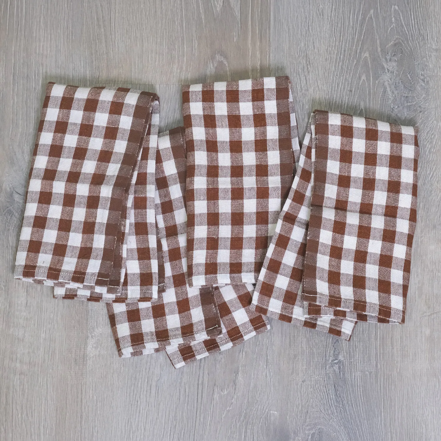Caravan Picnic Linen Napkins, Set of 4