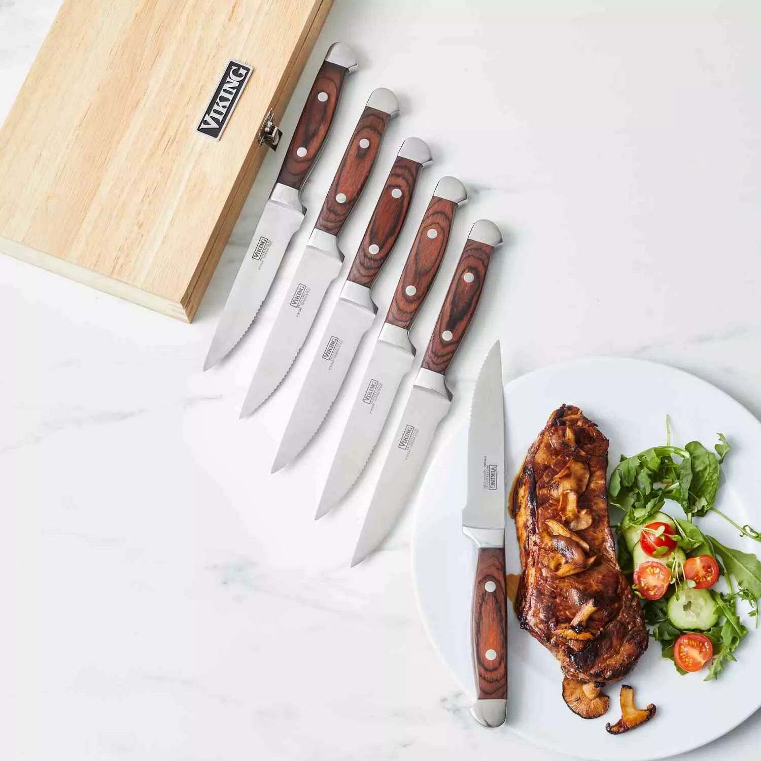 Viking Professional Steak Knives, Set of 6