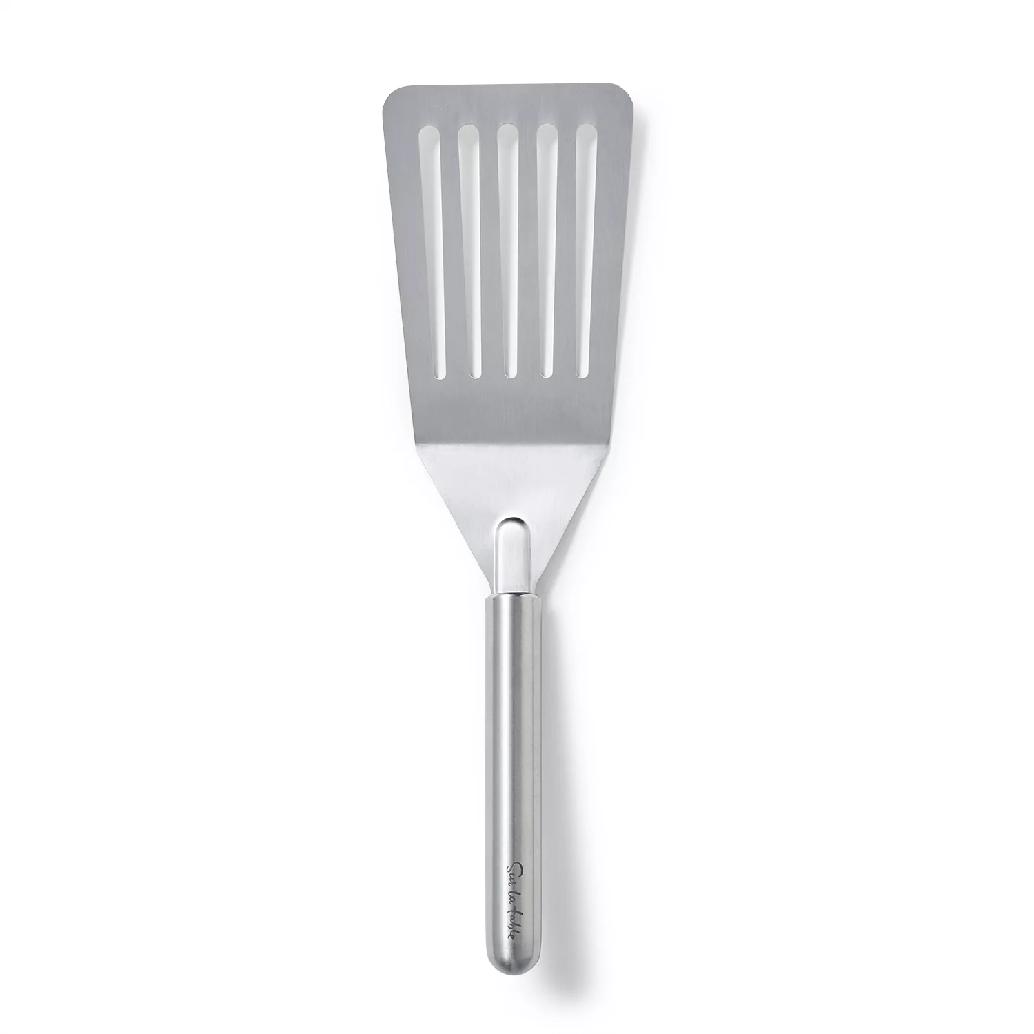 Chef Craft 8 Select Stainless Steel Slotted Wooden Handle Mini Cookie  Spatula Turner