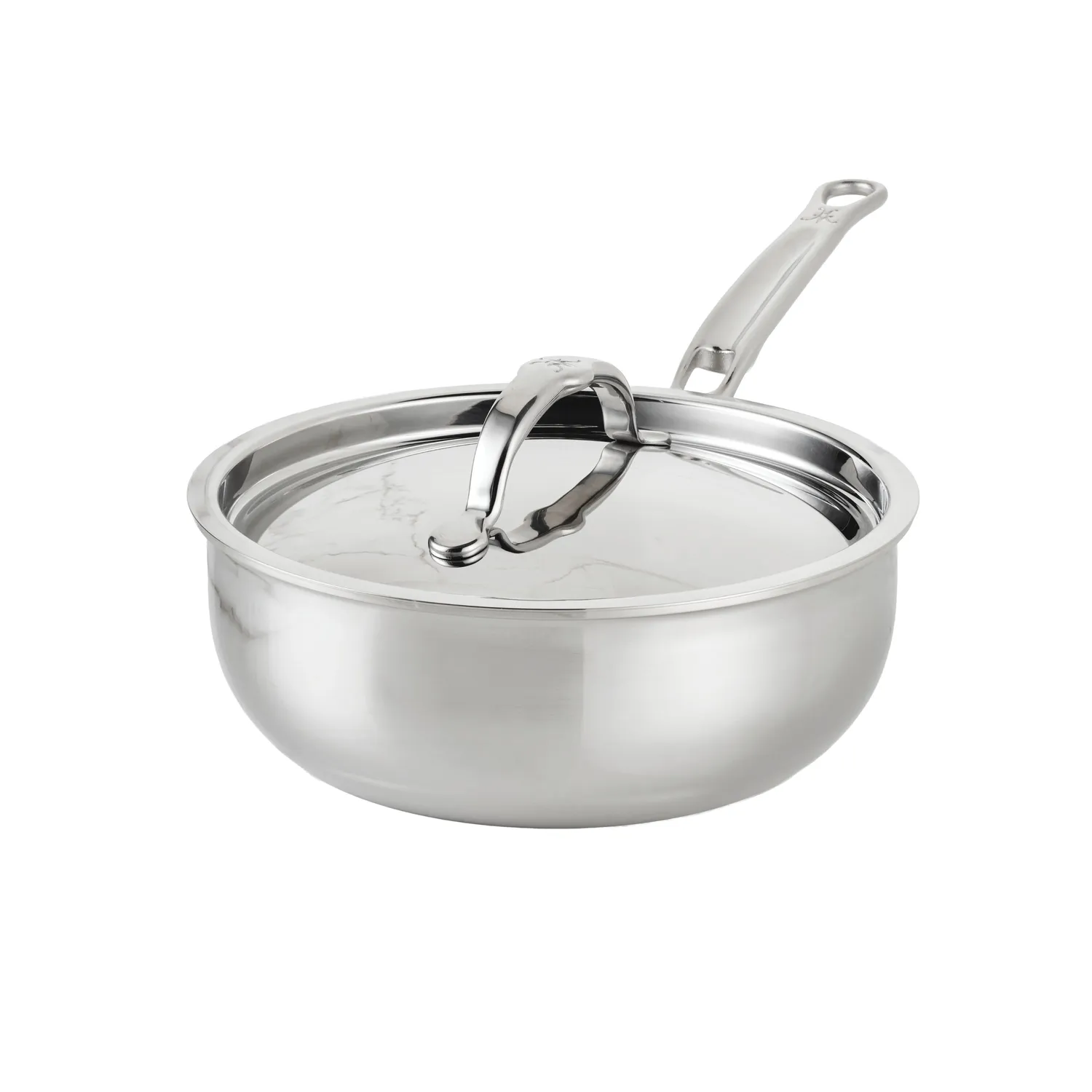 Hestan ProBond Luxe Stainless Steel Saucier with Lid, 2qt.