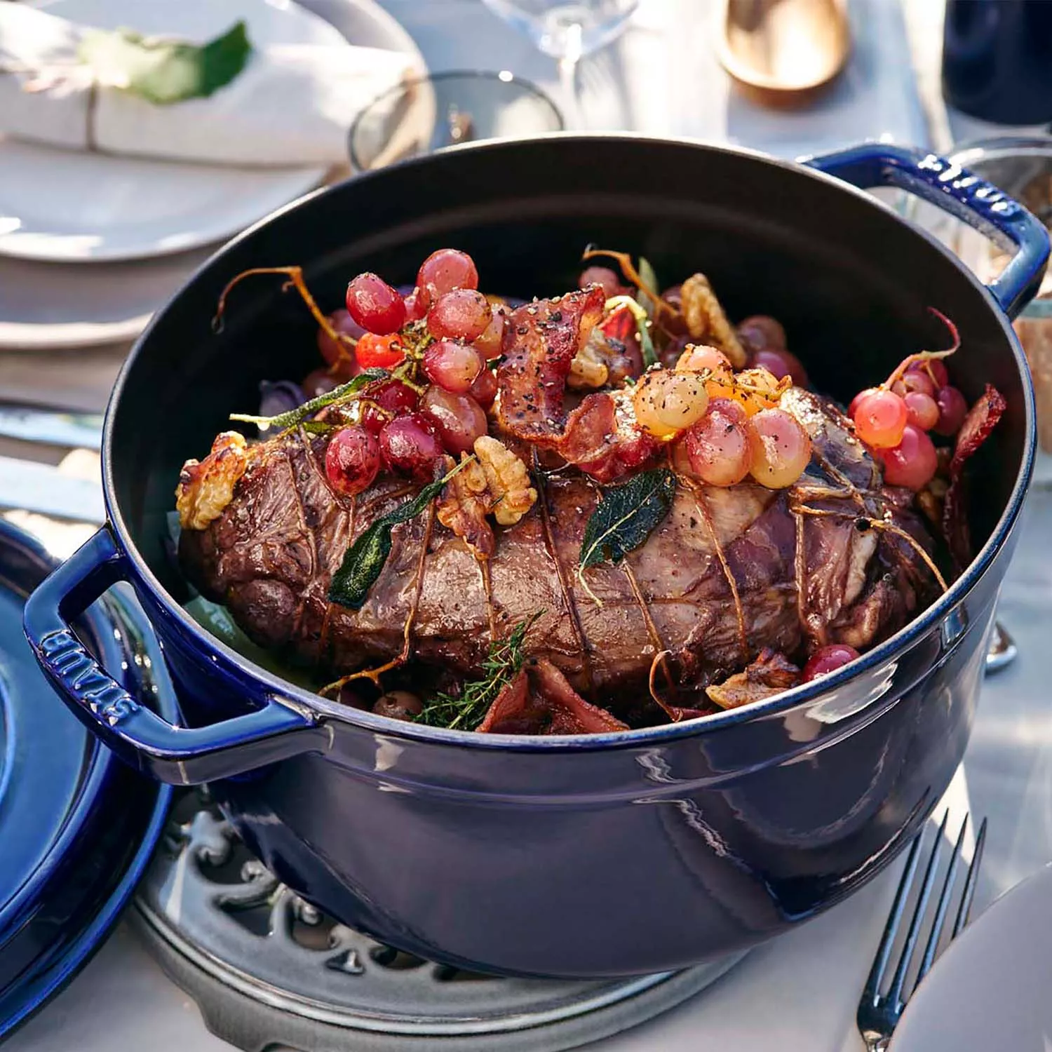 Staub Round Dutch Oven, 7 qt.