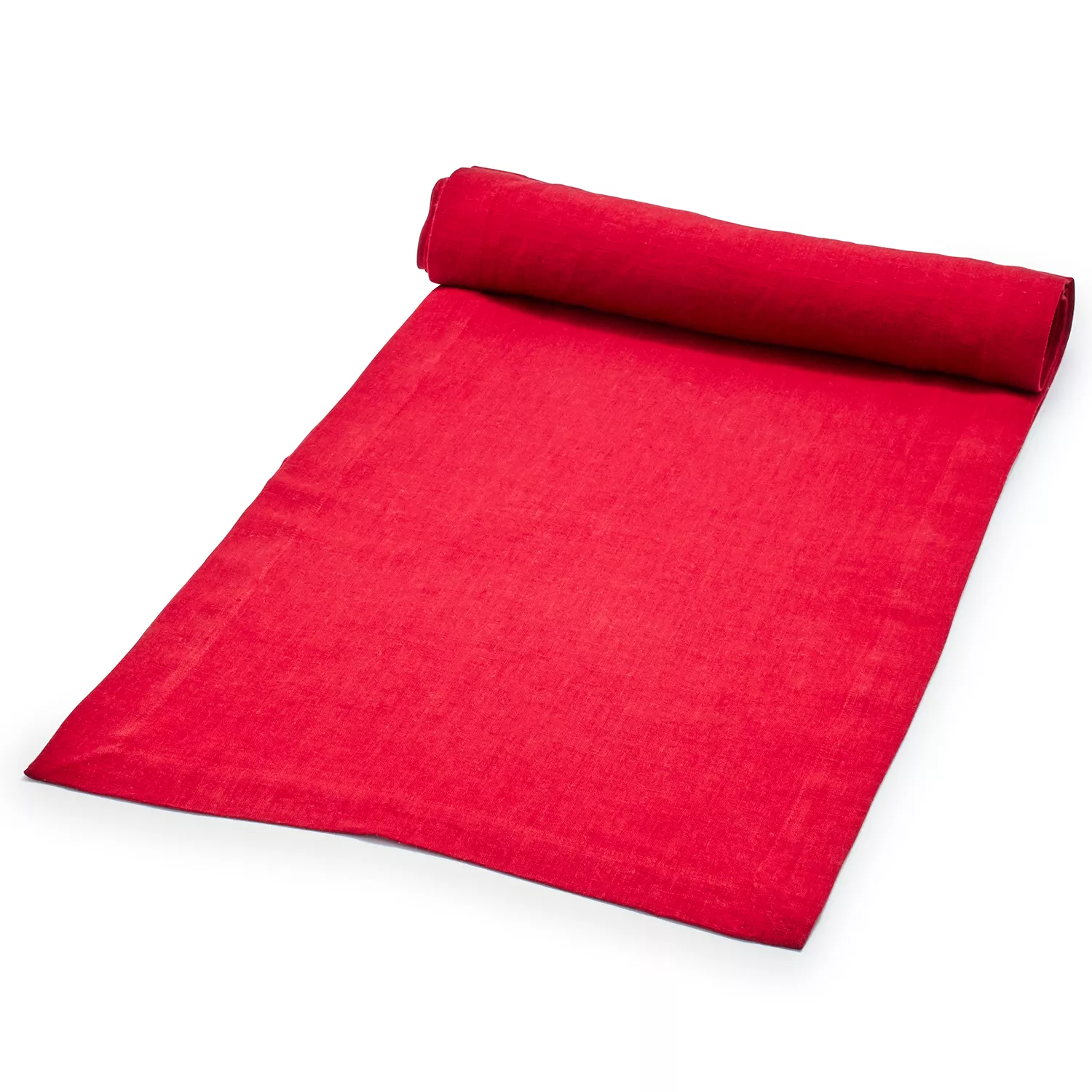 Sur La Table Cranberry Linen Table Runner, 108&#34; x 16&#34;