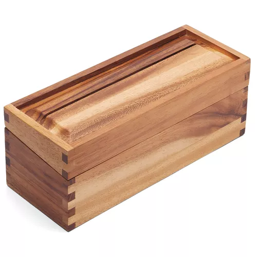 Ironwood Acacia Rectangular Recipe Box