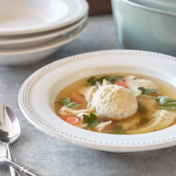 Pearl Stoneware Soup Plate