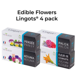 Veritable Edible Flower Lingots, 4-Pack