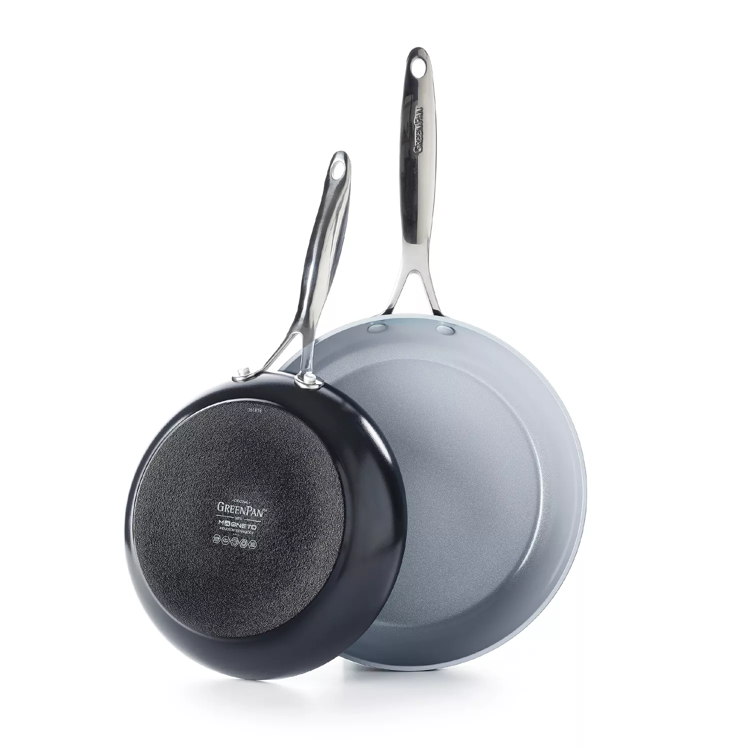 GreenPan Valencia Pro Ceramic Nonstick Skillets, Set of 2, 10" & 12"