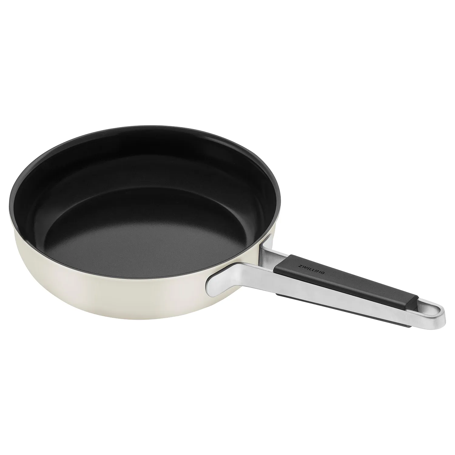 Zwilling Pure Stainless Steel Ceramic Nonstick Skillet, 9.5"