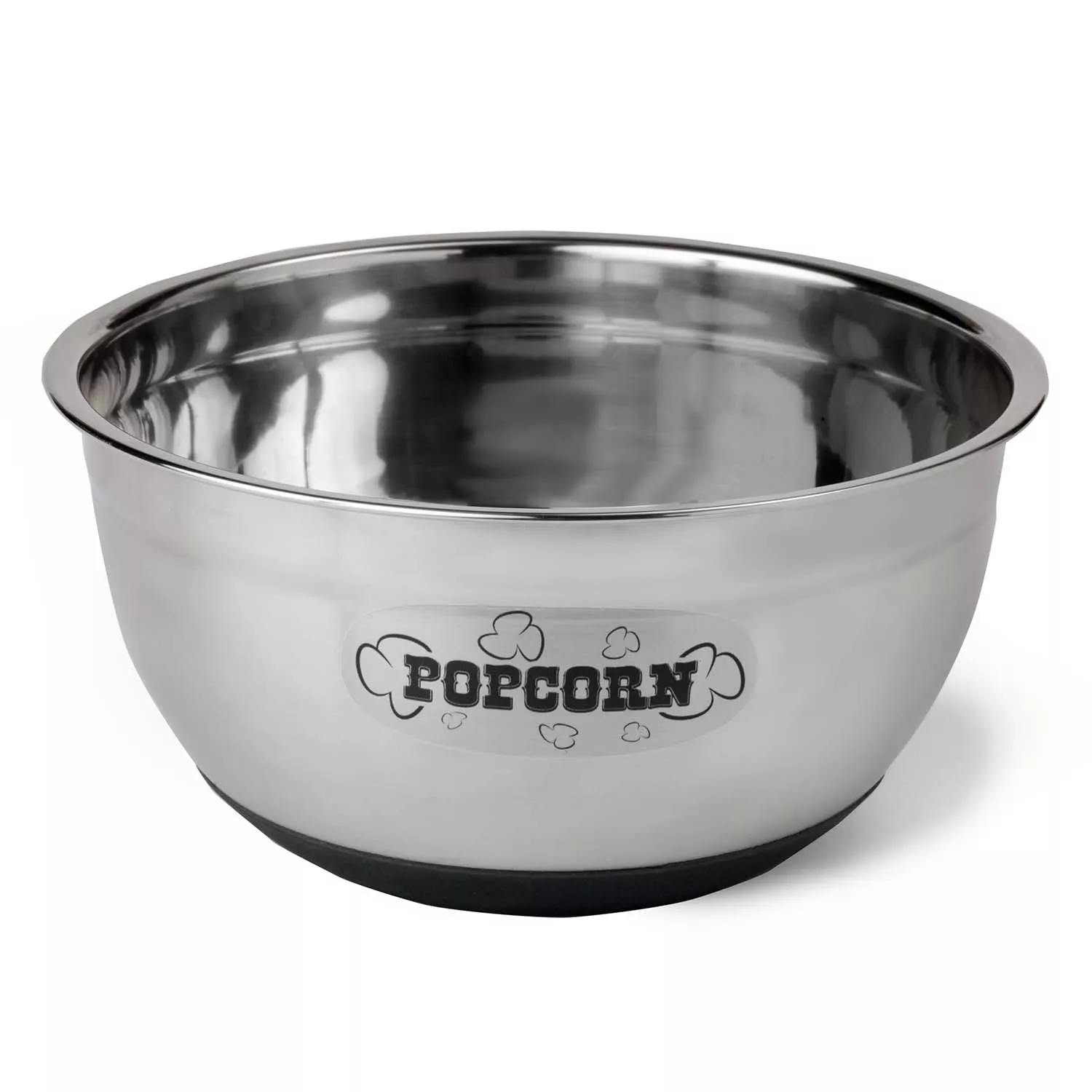 Cook N Home Stovetop Popcorn Popper with Crank, 6 Quart Stainless Steel  Popcorn Pot, Silver