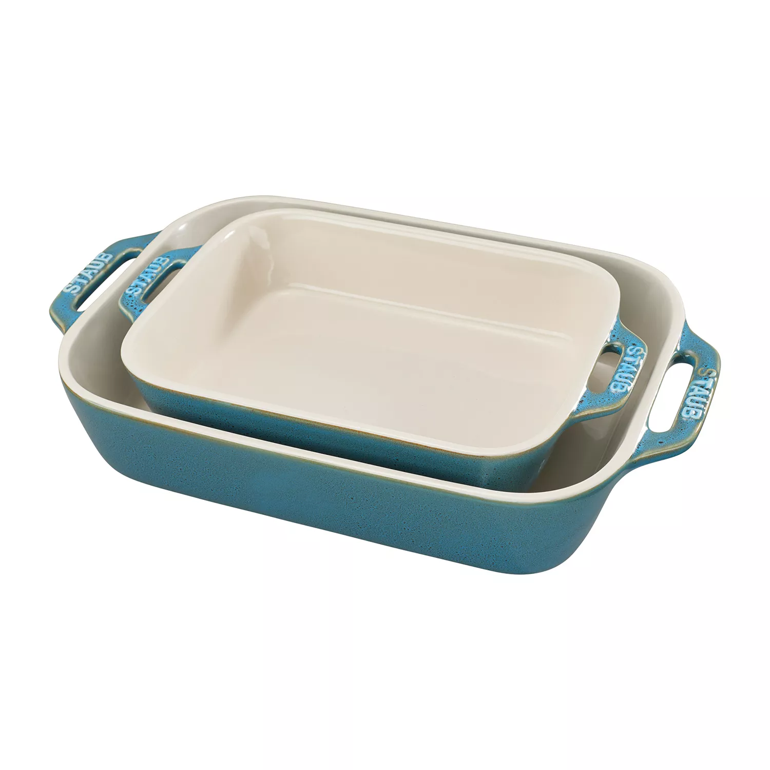 Staub Stoneware 2-Piece Rectangular Baker Set