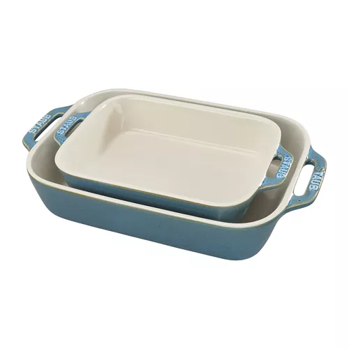 Staub Stoneware 2-Piece Rectangular Baker Set