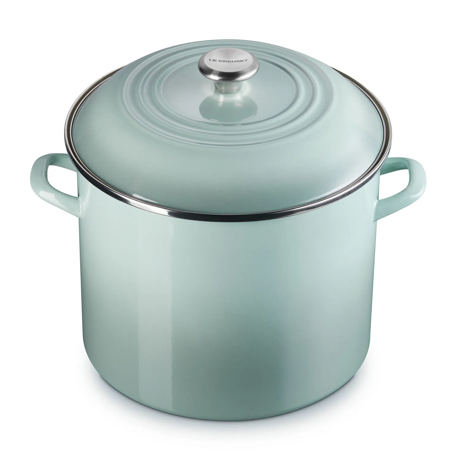 Le Creuset Enameled Steel Stockpot with Stainless Steel Knob, 16 qt.