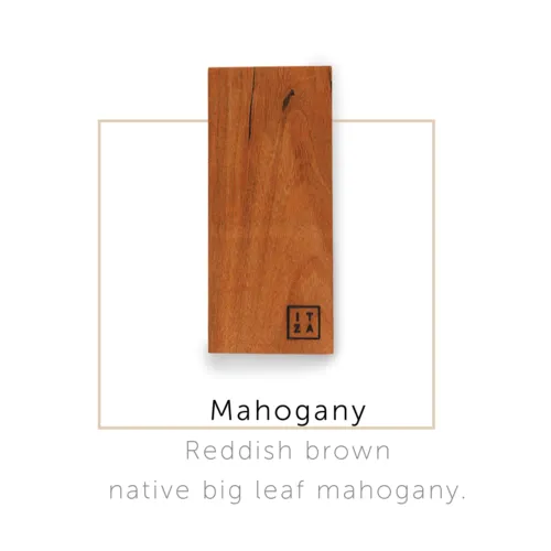 Powered by People Mahogany Wood Serving Board 