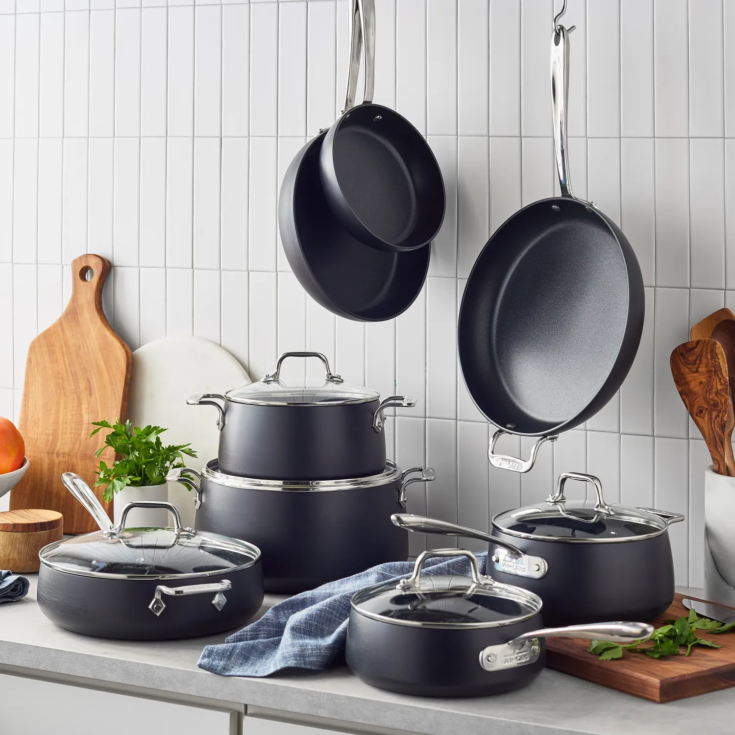 All-Clad HA1 Expert Nonstick 13-Piece Cookware Set