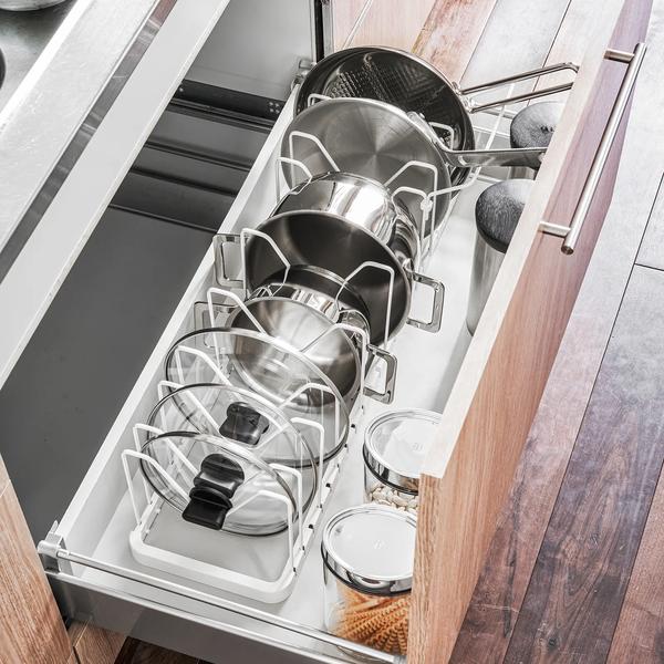 Yamazaki Tower Adjustable Cookware Organizer - thumbnail 3