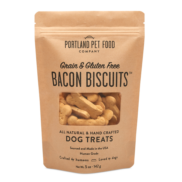 Grain- & Gluten- Free Bacon Dog Biscuits