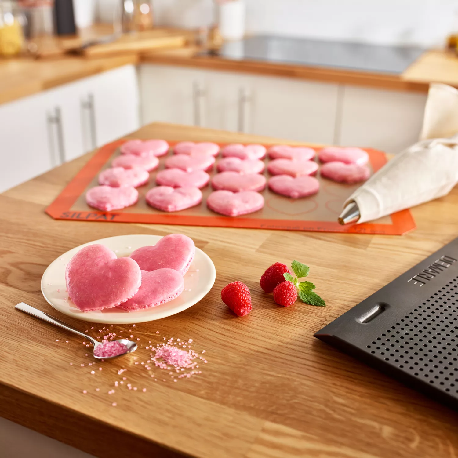 Silpat Heart Half-Sheet Baking Mat