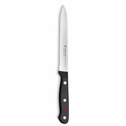 W&#252;sthof Gourmet Serrated Utility Knife, 5&#34;