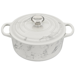 Le Creuset Signature Round Marble Dutch Oven, 4.5 qt.