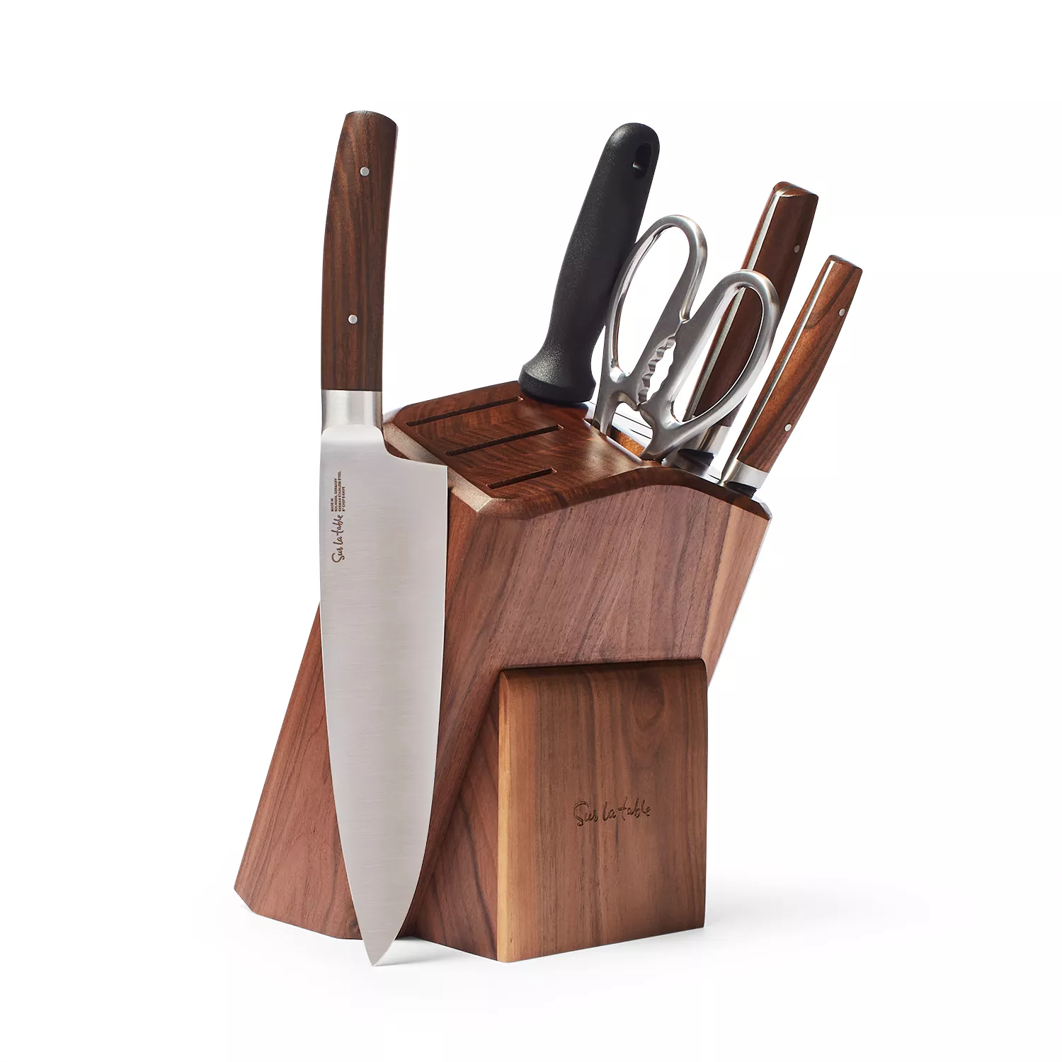 Signature Edge Walnut 13-piece Knife Block Set