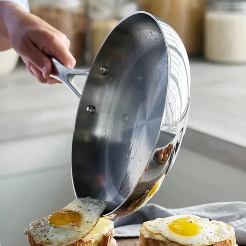 GreenPan Valencia Pro 3-Ply Stainless Steel Skillet