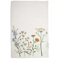 Sur La Table Linen Floral Towel, 28&#34; x 18&#34;
