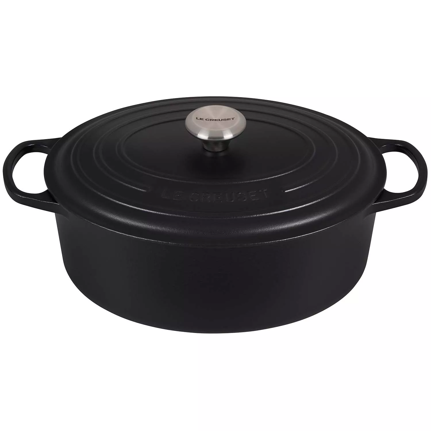 La Cuisine 6270 Enameled Cast Iron Covered Oval Dutch Oven Casserole Pot,  6.75 QT ( 6.5 Liter )