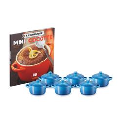 Le Creuset Signature 8 oz. Petite Cocottes with Cookbook, Set of 4