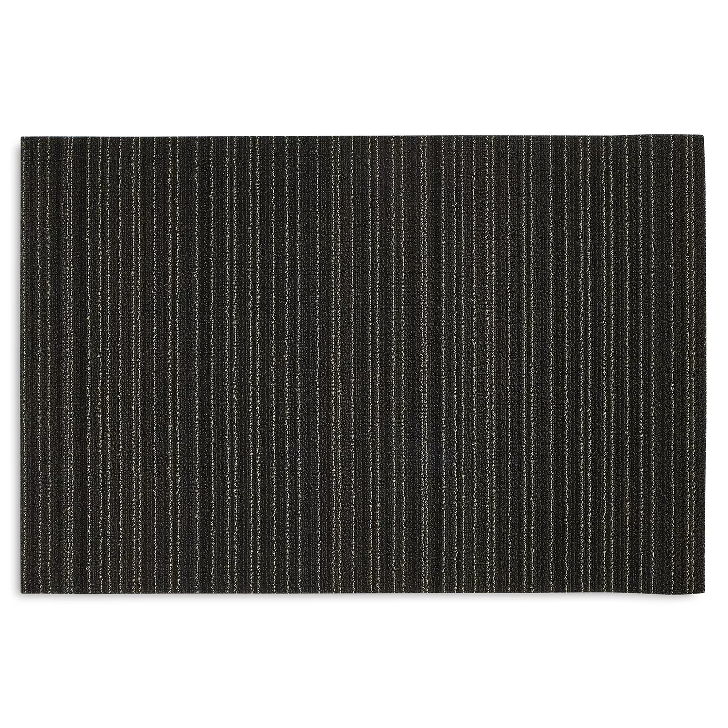 Chilewich Skinny Stripe Shag Mat, Steel