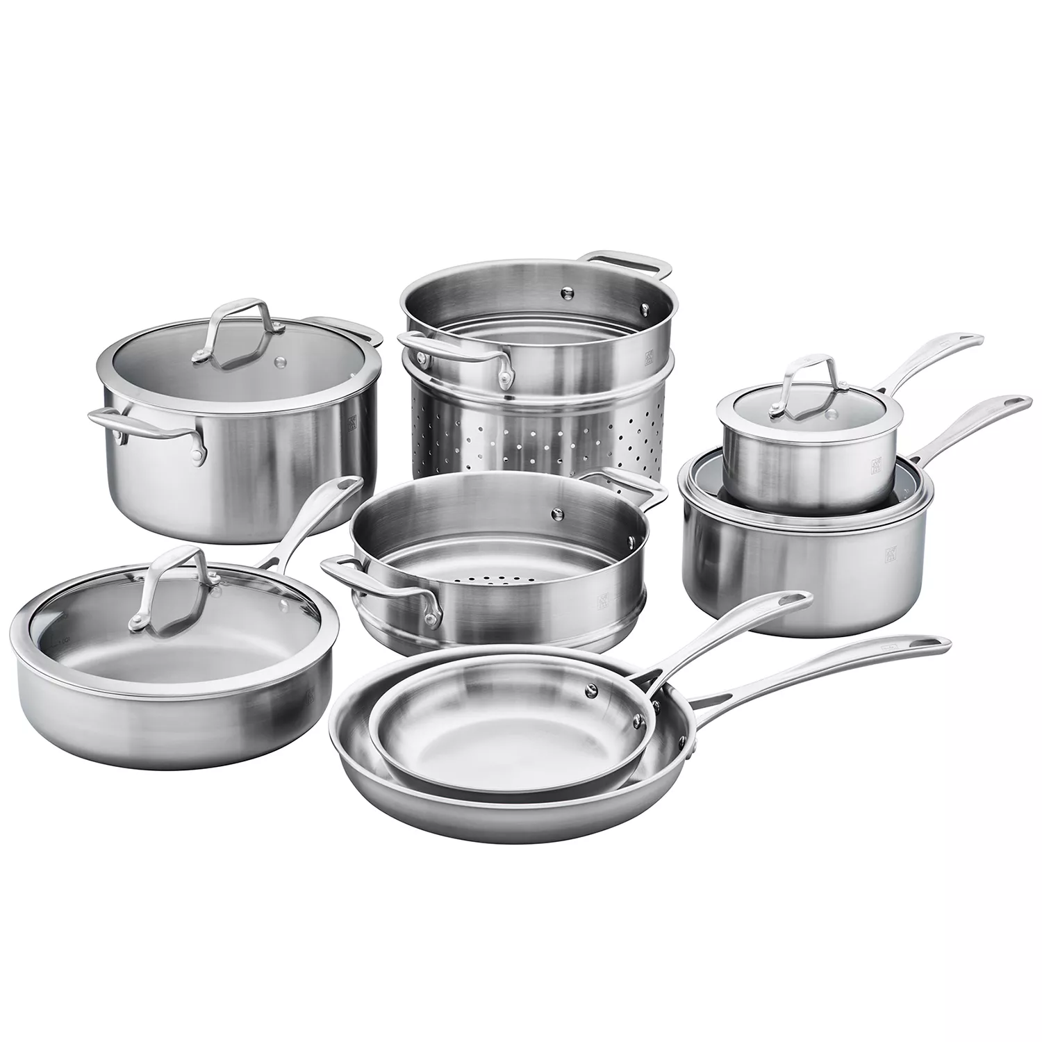 Zwilling Spirit Stainless Steel 12-Piece Cookware Set