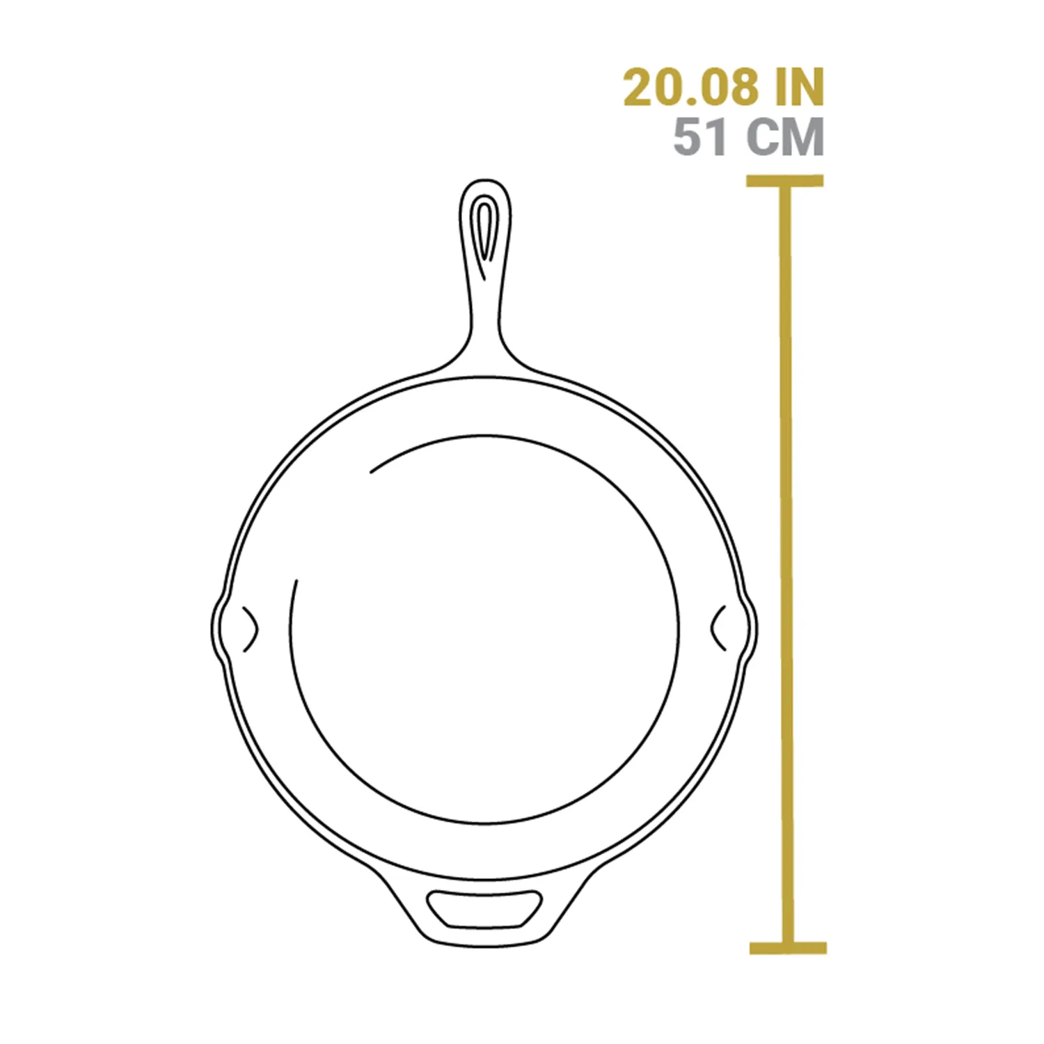 Lodge Chef Collection Cast Iron Skillet
