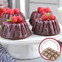 Merry Mini Cakes + Nordic Ware Braided Cakelet Pan