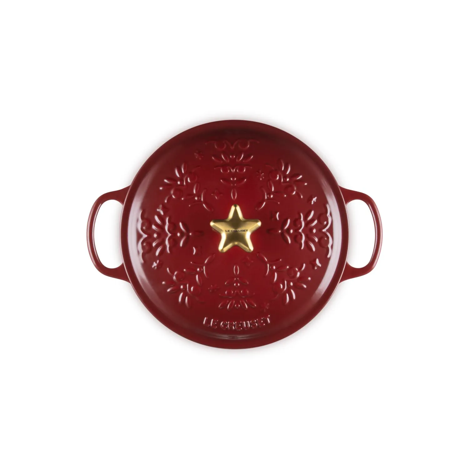 Le Creuset Noel Collection Signature 4.5-qt. Round Dutch Oven with Tree Embossed Lid