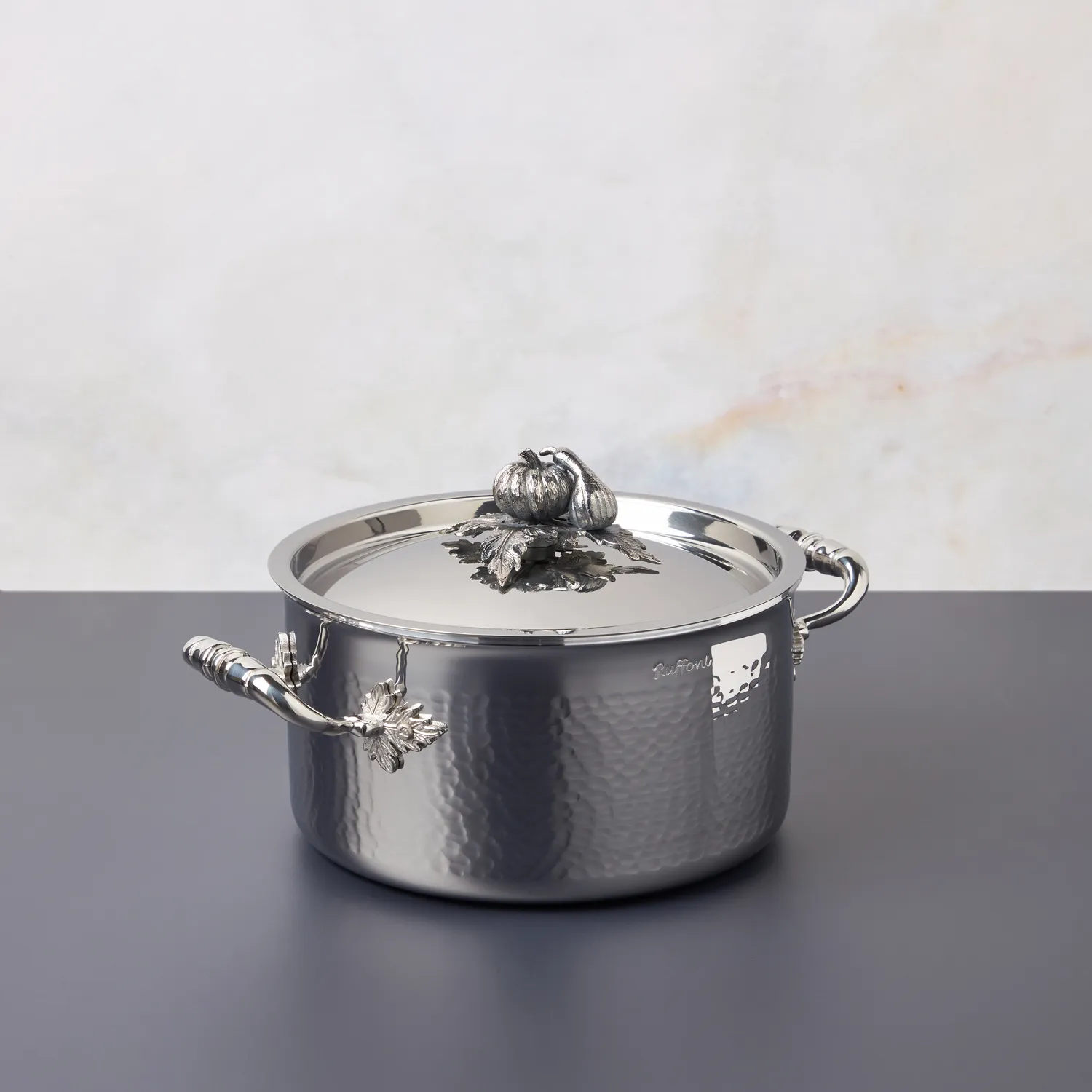 Ruffoni Opus Prima Hammered Stainless Steel 6-Piece Cookware Set