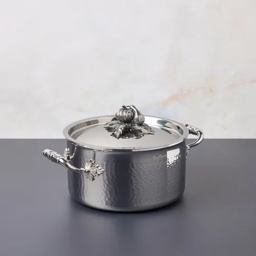 Ruffoni Opus Prima Hammered Stainless Steel 6-Piece Cookware Set