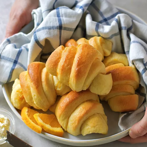 Orange Dinner Rolls