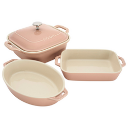 Staub Stoneware 4-Piece Baking Dish Set