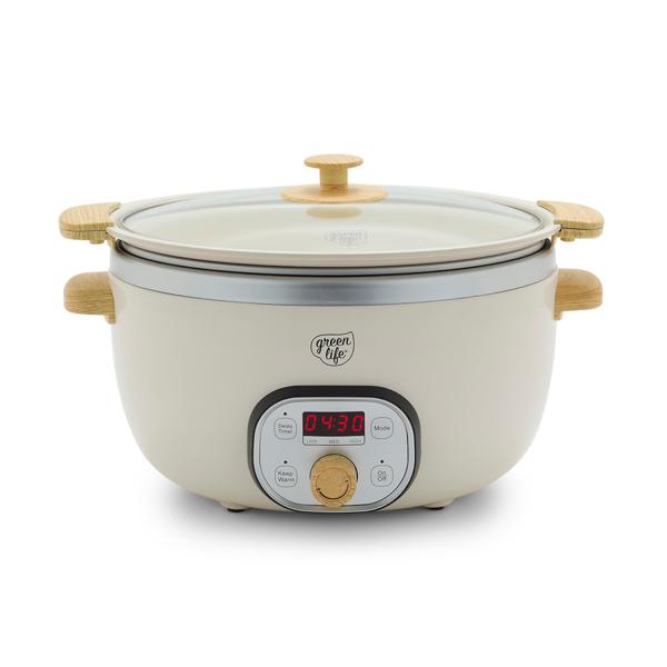 GreenLife Healthy Cook Slow Cooker, 6 qt.