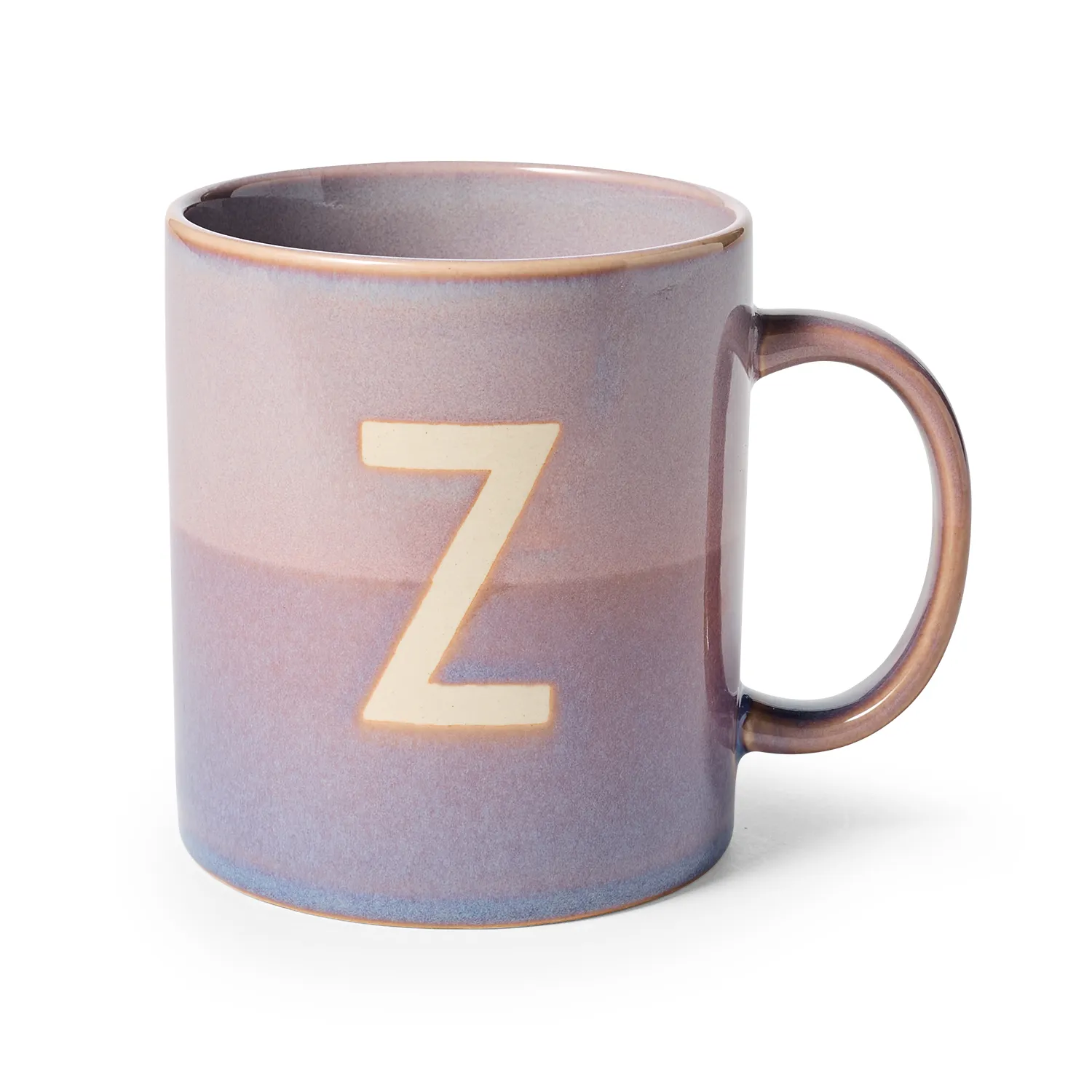 Sur La Table Color Block Monogram Mug, 16.2oz