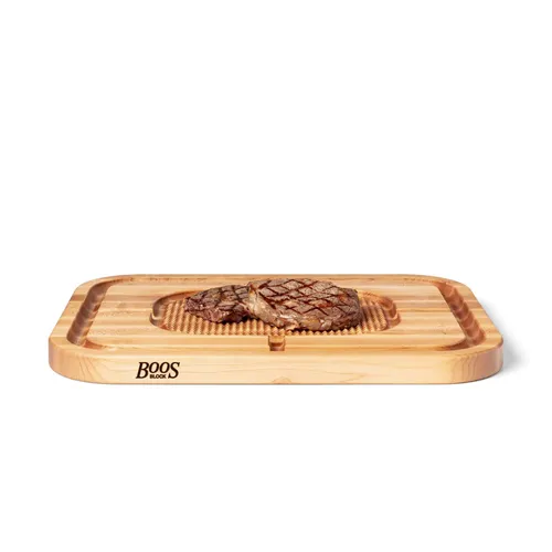 John Boos Maple Edge-Grain Carving Board, 24" x 18" x 1.5"