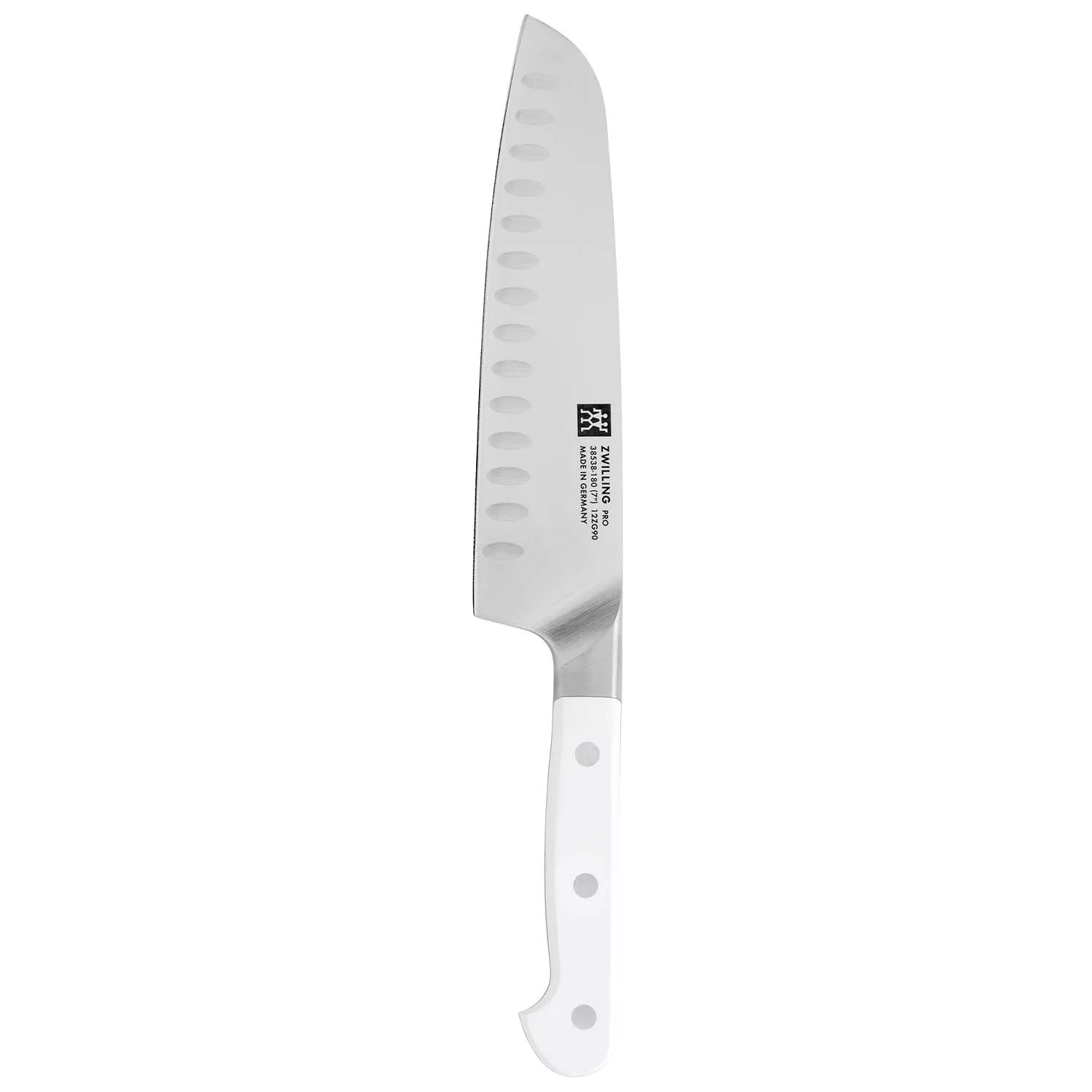 Photos - Kitchen Knife Zwilling J.A. Henckels Pro Le Blanc Hollow-Edge Santoku Knife 1009861 