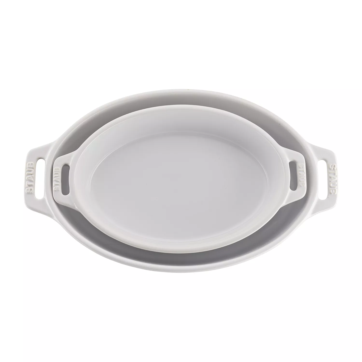 Staub Stoneware 2-Piece Oval Baker Set