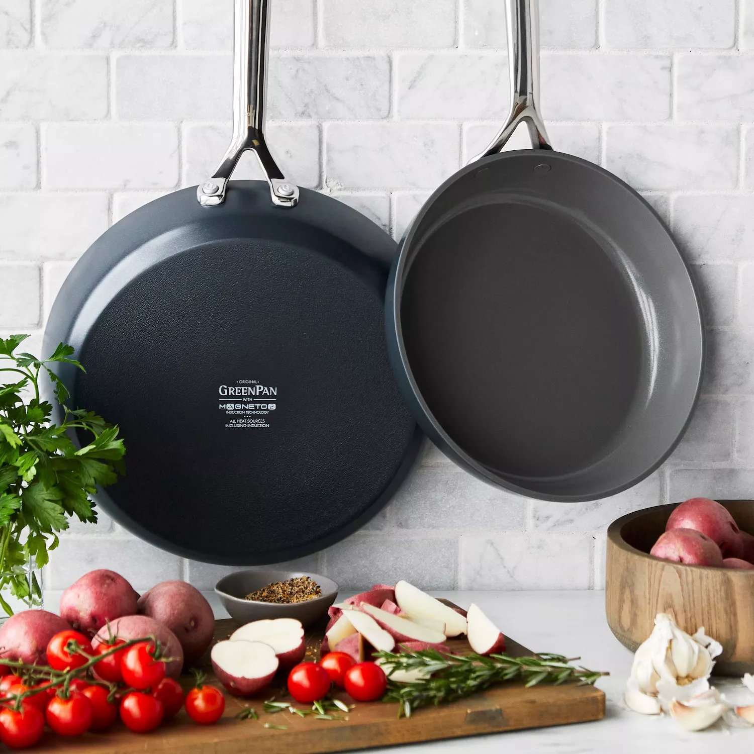 GreenPan GP5 Skillet Set, 9.5" & 11"