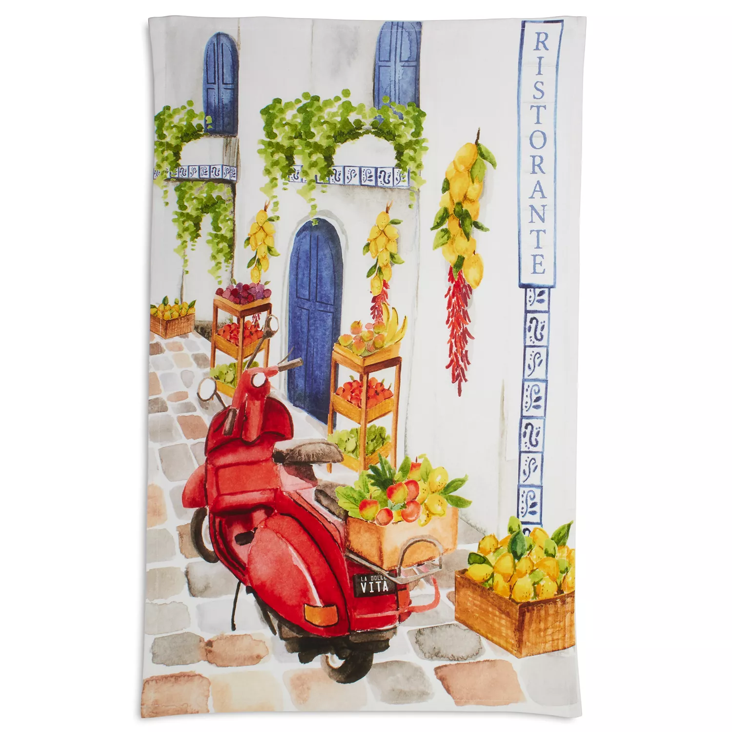 Sur La Table Scooter Italia Kitchen Towel, 28&#34; x 18&#34;