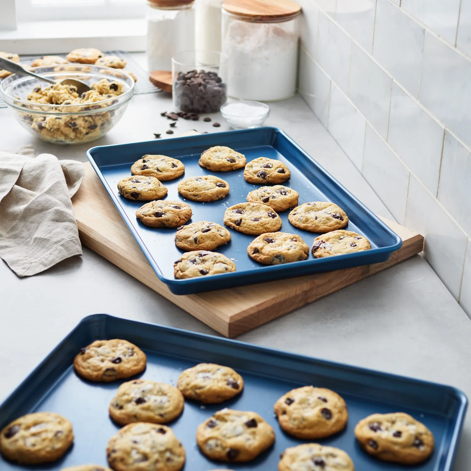 Sur La Table Sapphire Elite Nonstick Quarter Sheet Pans, Set of 2
