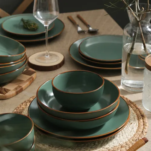 Stone Lain Brasa Stoneware 16-Piece Dinnerware Set