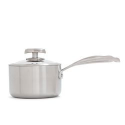 Scanpan CS+ Saucepan with Lid The entire line of Scanpan CS + pots and pans are the best! There is no comparison to Scanpan CS+ line of cooking ware