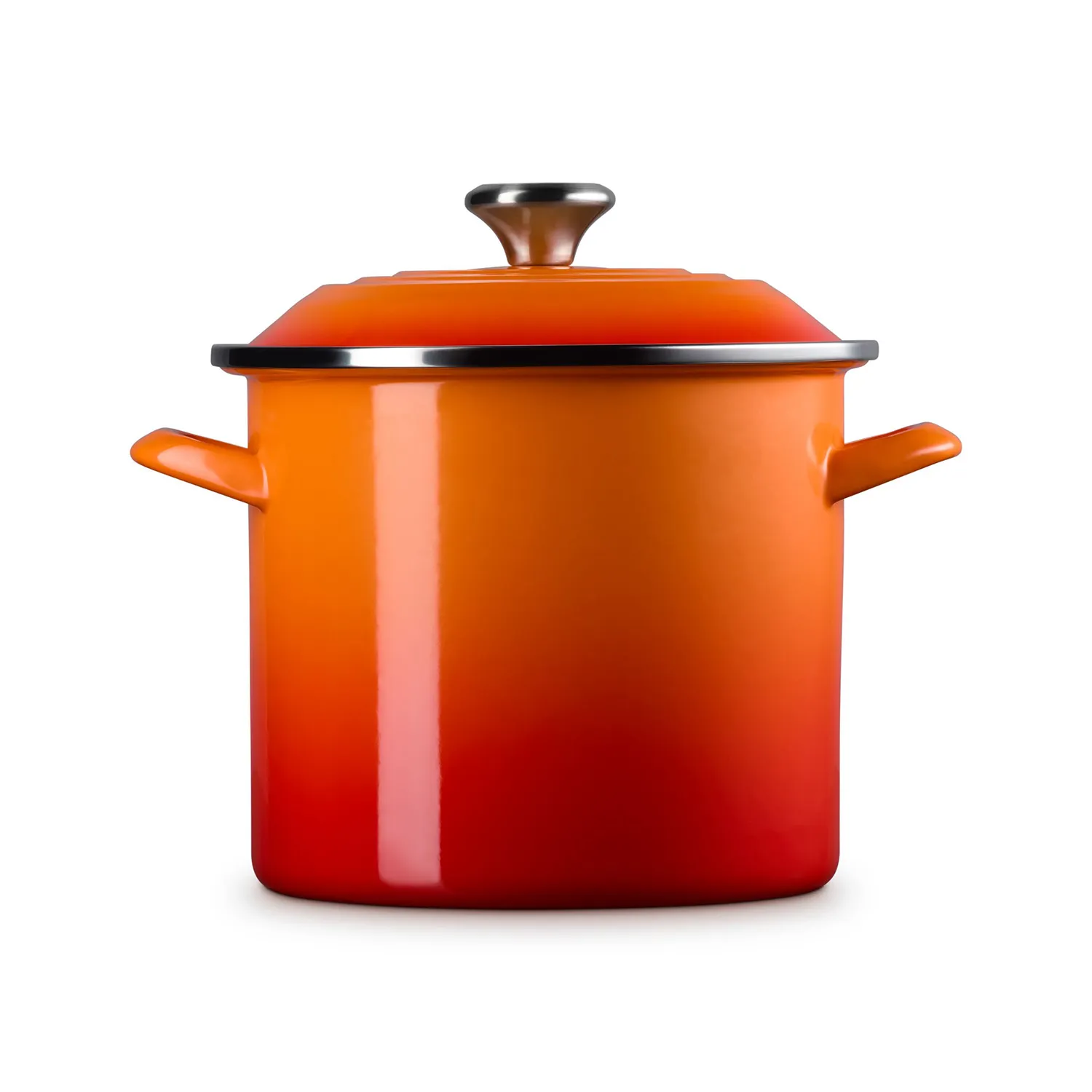 Le Creuset Enameled Steel Stockpot with Stainless Steel Knob, 8 qt.