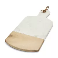 Sur La Table Marble and Acacia Wood Serving Paddle
